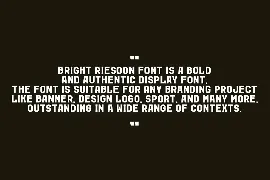 Bright Riesoon font