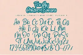 For My Children Barara font