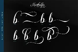 Montheylin-Calligraphy Font