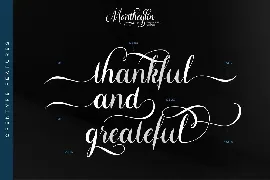 Montheylin-Calligraphy Font