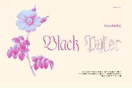 Black Pytter Typeface font