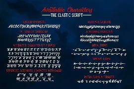 The Clastic font