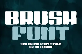 Brank Genihor Brush font