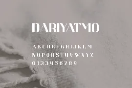 DARIYATMO SANS SERIF FONT