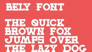 Bely font