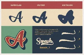 Gadimon Layered Script Font