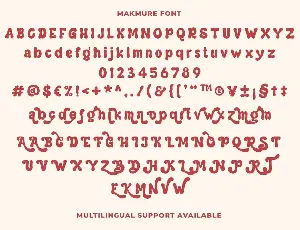 WTF Makmure font