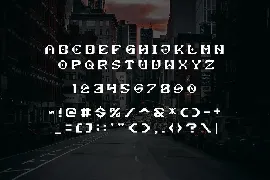 Barbatos Futuristic Font