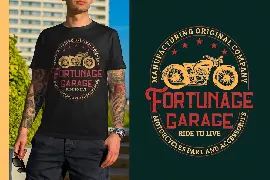 Fortunate - Original Hand Drawn Retro Font