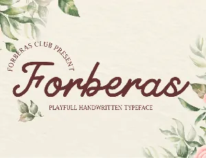 Forberas font