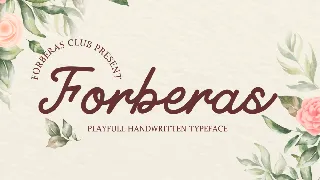 Forberas font