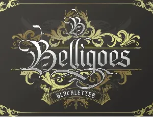 Belligoes Blackletter Font