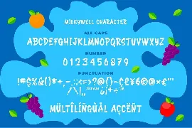 Milkywell - Bounce Sans Serif font