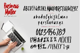 Business Matter - Playful Handwritten  Font