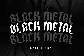 Gothic - Modern Blackletter Font