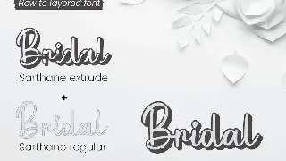 Sarthane - Wedding Font