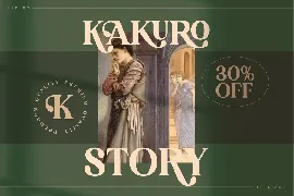 Kakuro Classy Serif Font