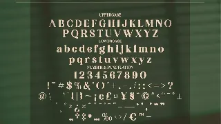 Kakuro Classy Serif Font