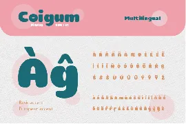 Coigum Font