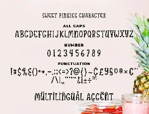 Sweet Pinkies - Funny Typeface font