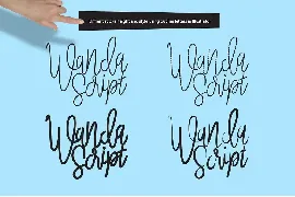 Wanda Script font