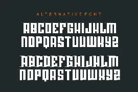 Black Horsades font