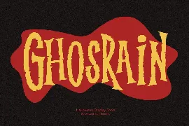 WTF Ghosrain font