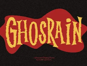 WTF Ghosrain font