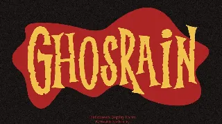 WTF Ghosrain font