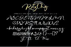 Rusthy font