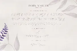 Boby Marlyn Script Font