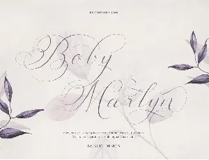 Boby Marlyn Script Font