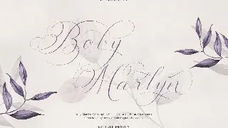 Boby Marlyn Script Font