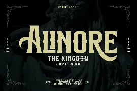 Alinore Display typeface Font