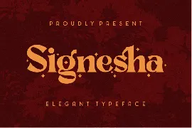 Signesha Elegant Typeface font