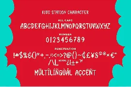 Kids Station - Cute Typeface font