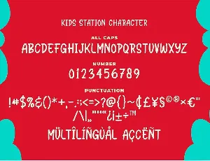 Kids Station - Cute Typeface font