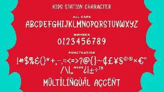 Kids Station - Cute Typeface font