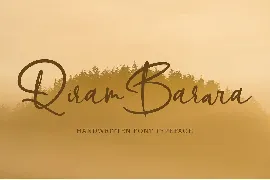 Qiram Barara font