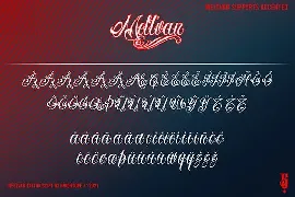 Meltvan - Tattoo Lettering font