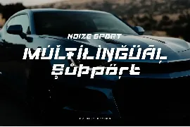 Noize Sport Typeface font