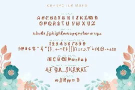 Gabriella | Fancy Flower Font