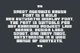 Sport Ngequize Brush font