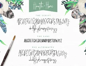 Hearth & Home Font Duo