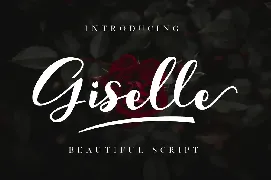 Giselle Script font