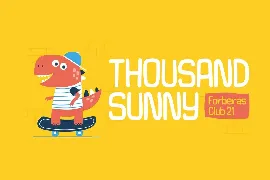 Thousand Sunny font