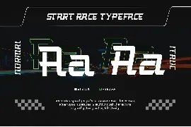 Start Race Typeface font