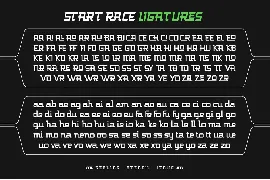 Start Race Typeface font