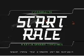 Start Race Typeface font