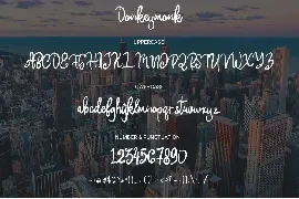 Donkeymonk font